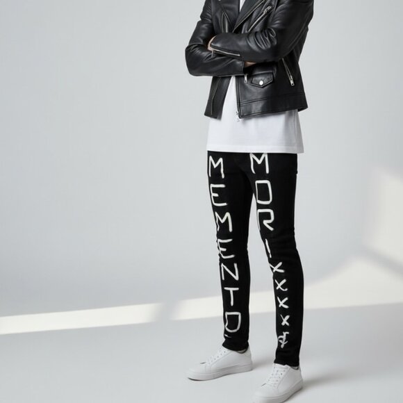 Authentic Gucci Black Memento Mori Jeans - Picture 2 of 12